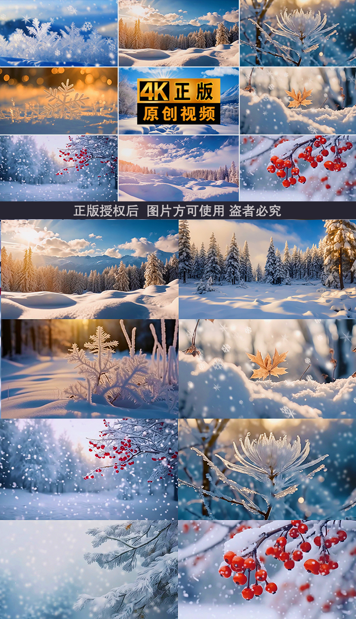 雪景 冰雪 大雪 雾凇 森林 白雪雪 冬