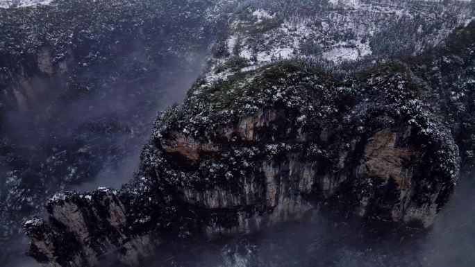 德夯峡谷雪景