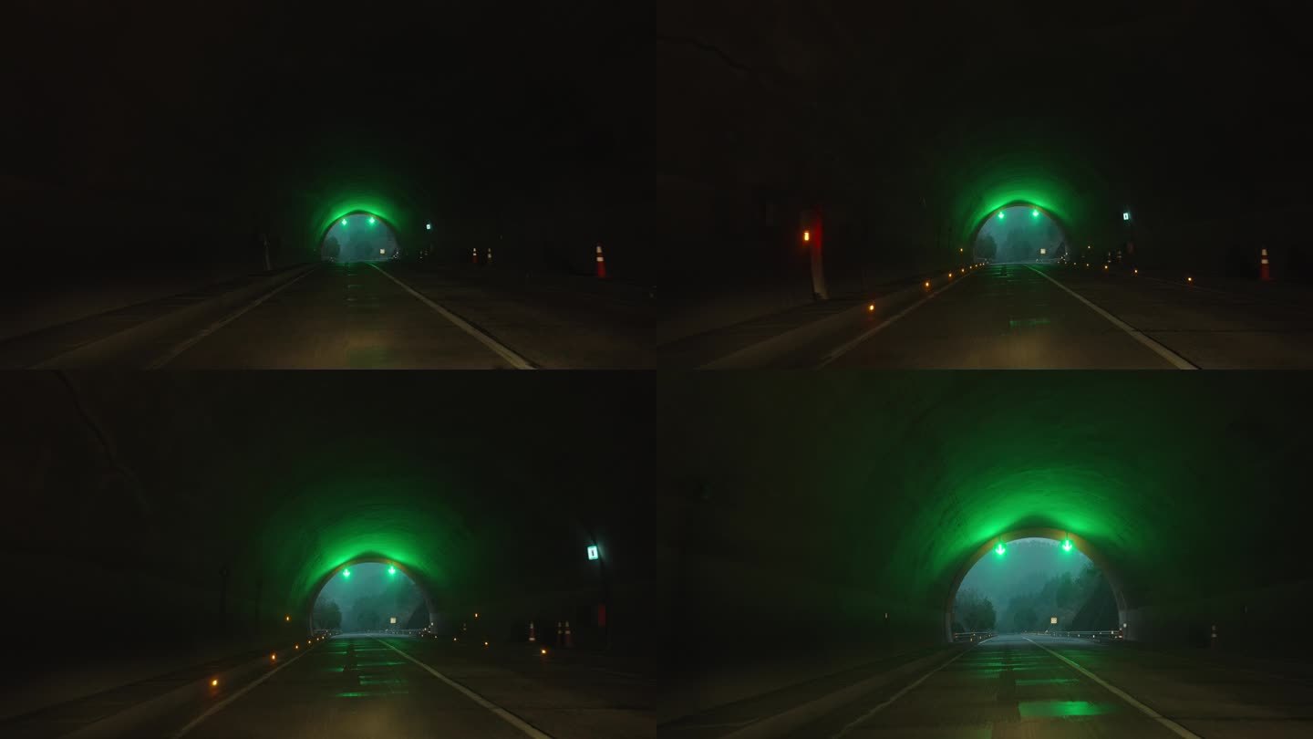 南方山路高速公路隧道灯光