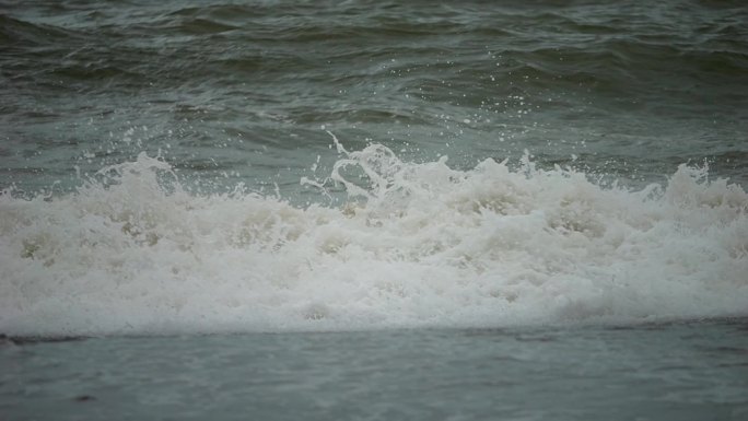 海浪浪花潮水潮汐