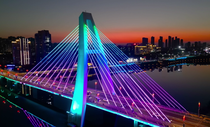 赣州飞龙大桥夜景