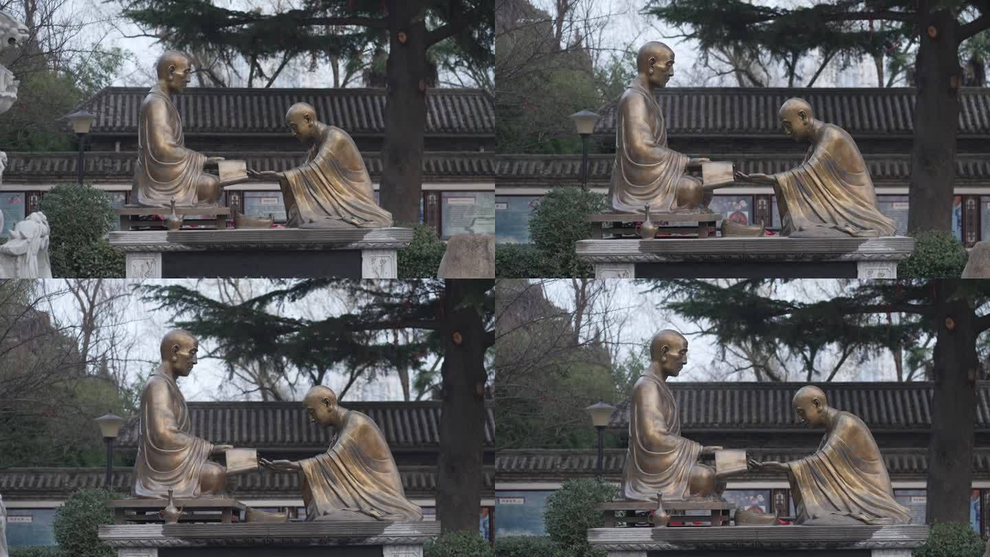 西安青龙寺空海雕像1