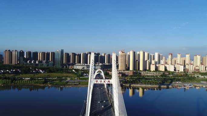 汉中龙岗大桥4K航拍