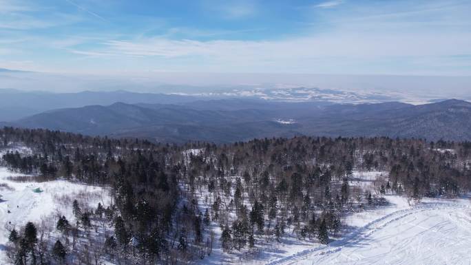 长白山雪岭