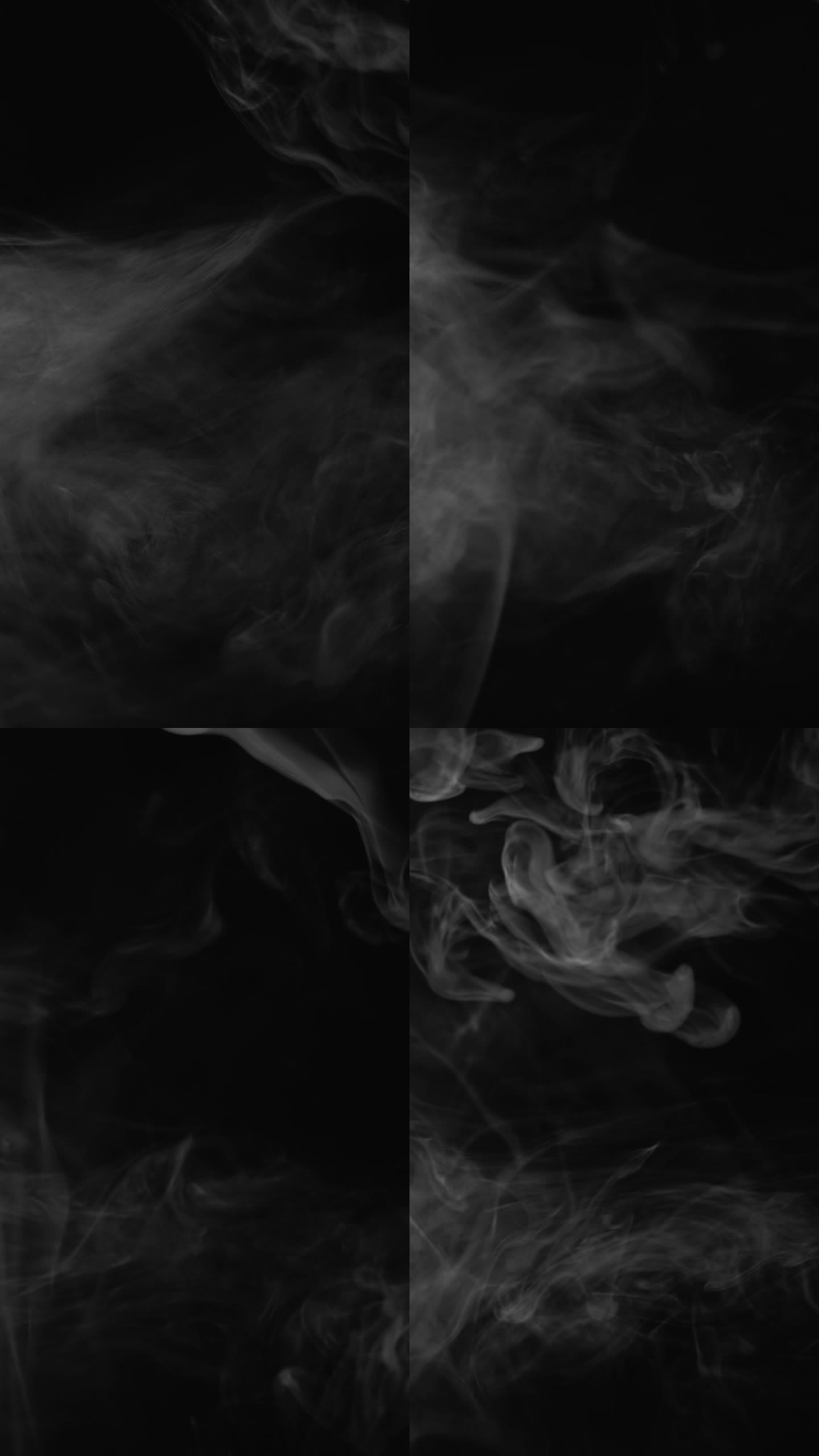 垂直雾霭覆盖烟波蒸汽流暗