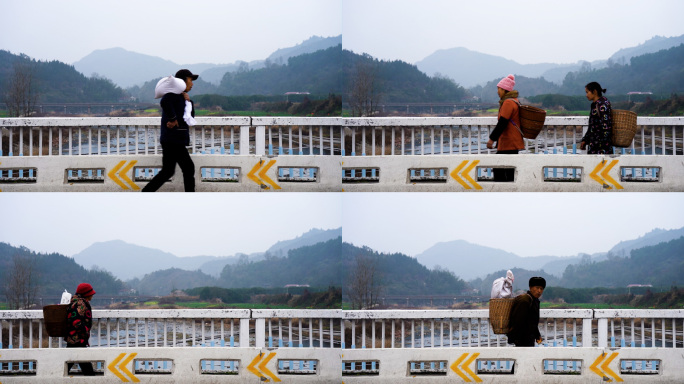 行人农村路人大山湘西山里人