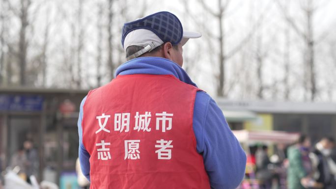 文明城市志愿者环卫工人1