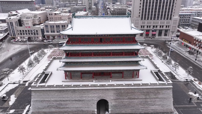 五一广场——雪景