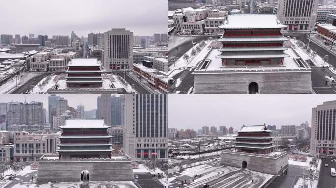 五一广场——雪景