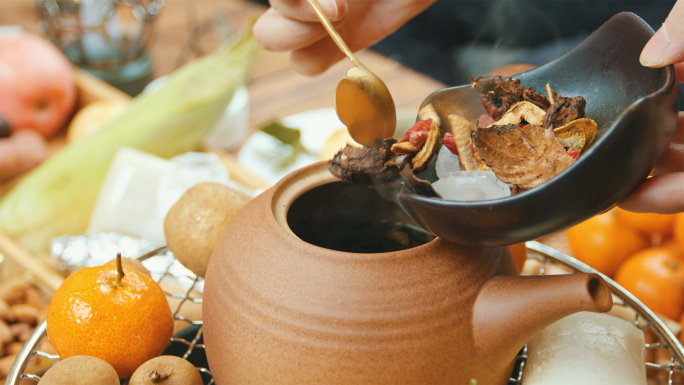 冬天围炉煮茶冬至泡茶烤火