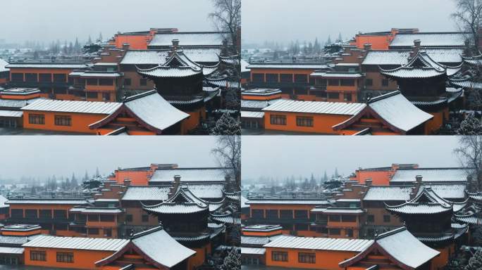 南京古鸡鸣寺雪景