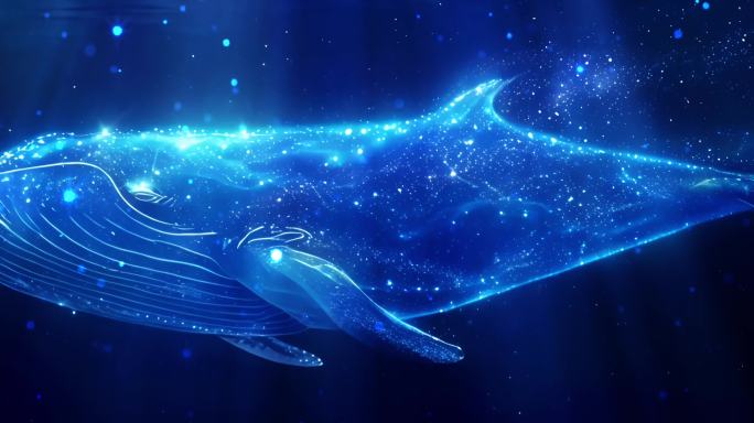 蓝色鲸动画素材