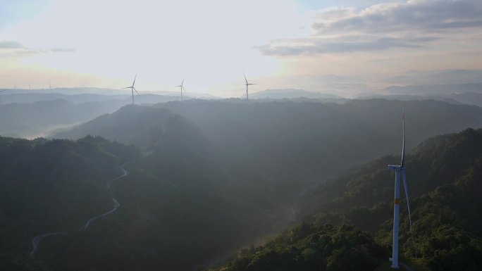 云海黄水高空无人机航拍