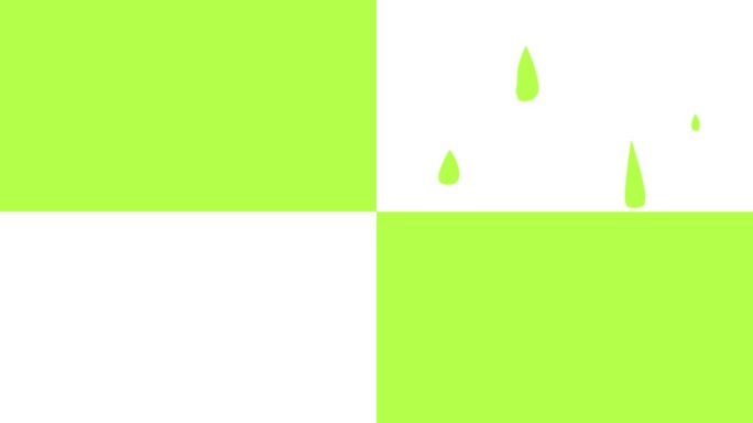 手绘液体过渡模板与黄色，绿色和紫色的颜色。白色背景平滑过渡。4K分辨率的交易模型。
