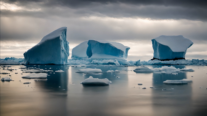 南极冰川合集 4K