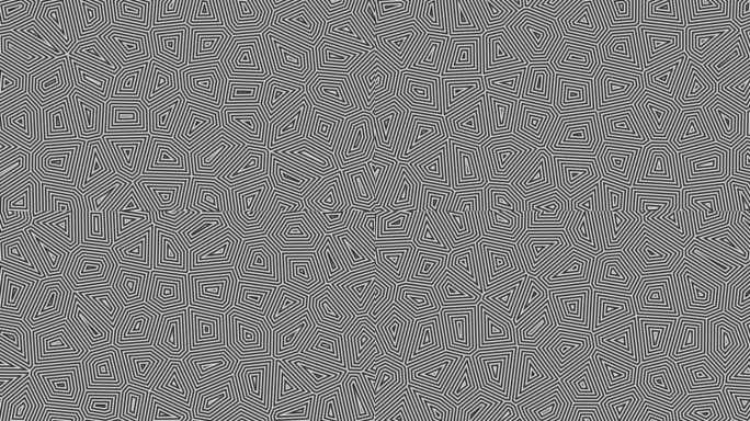 黑白马赛克与最小的波浪形表面。