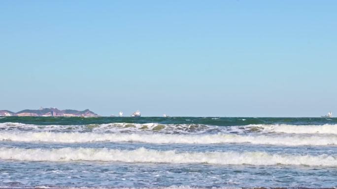 大海,海浪,浪花波涛汹涌