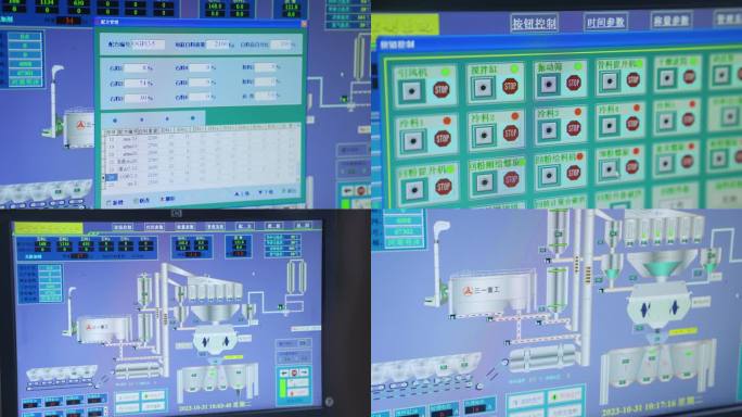 混凝土拌合站监控电脑操作大屏1