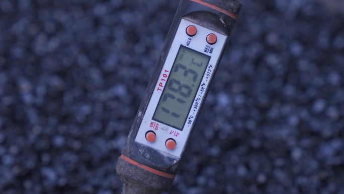 沥青石子温度测量175度以上175度以下