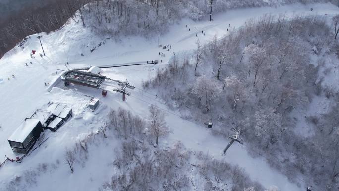 长白山万达滑雪场航航拍