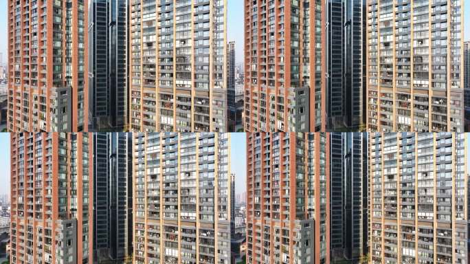 上海高端住宅楼航拍