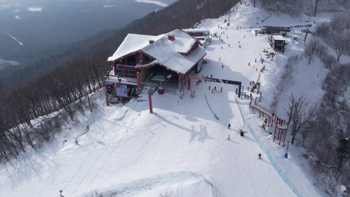 长白山万达滑雪场航航拍