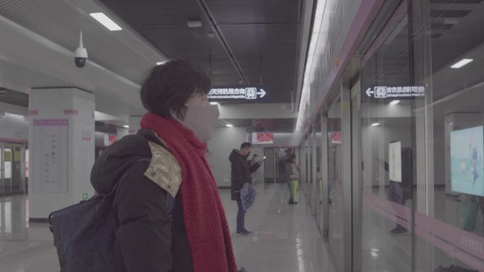 2020年武汉疫情爆发前夕 地铁实拍
