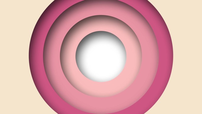 视频，动态图形，介绍镜头，背景，动画粉红色圆圈和白色圆圈放置介绍文字。