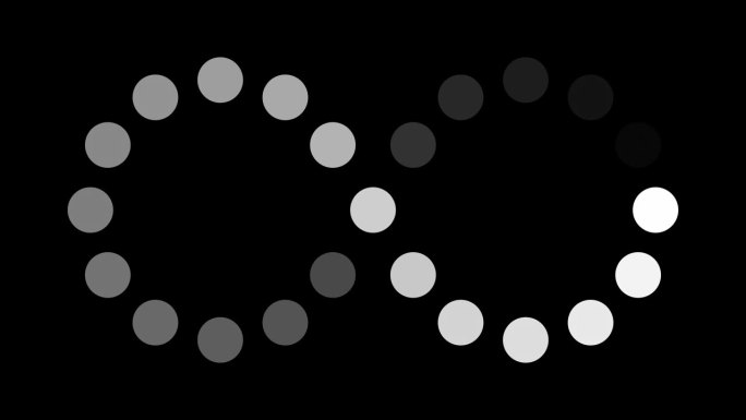 无限符号，隔离在透明的背景与alpha通道。