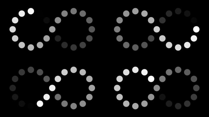 无限符号，隔离在透明的背景与alpha通道。