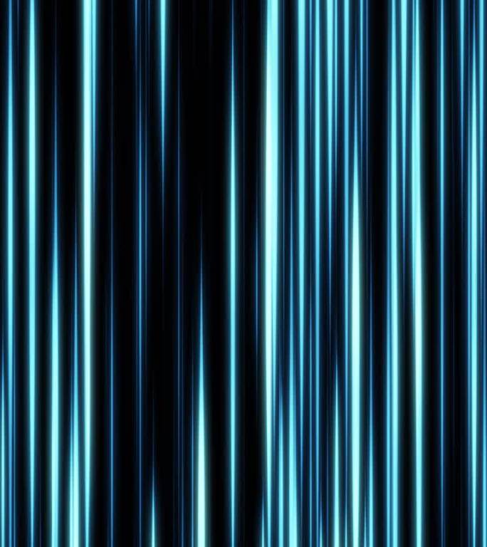 蓝色能量线条粒子传输