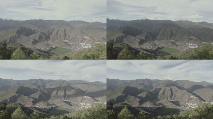 延时拍摄云南诺邓山景