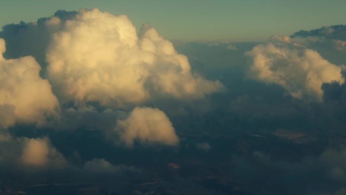 【4K】天空 云朵 风筝 空中 诗意