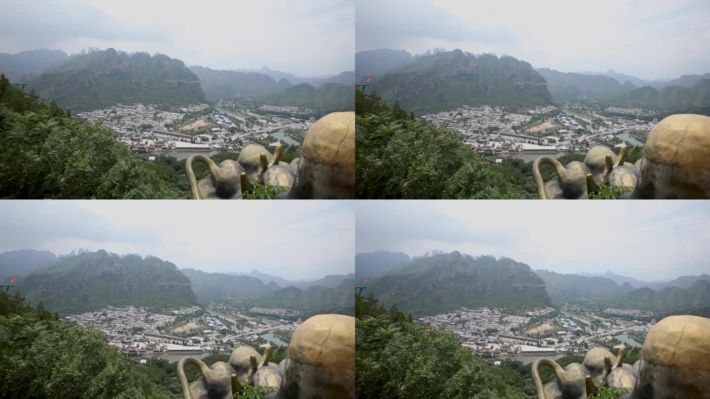 北京十渡风景区山顶视频素材
