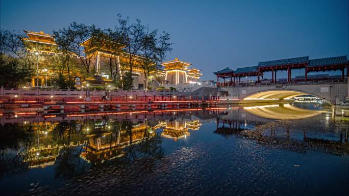 许昌曹魏古城夜景