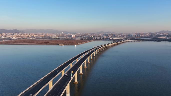 中国最美最长青岛跨海大桥交通-4
