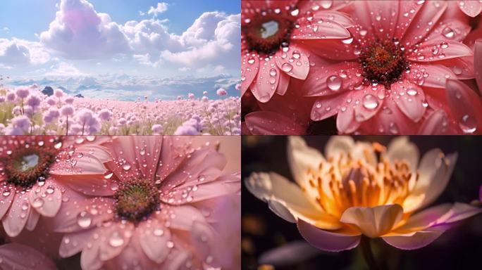 浪漫粉色花海 花朵