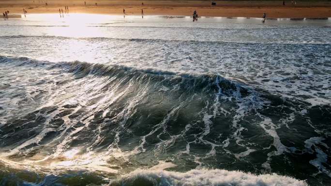 海岸线 海浪 海水浴场 沙滩 海边