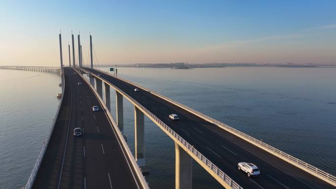 中国最美最长青岛跨海大桥交通-10
