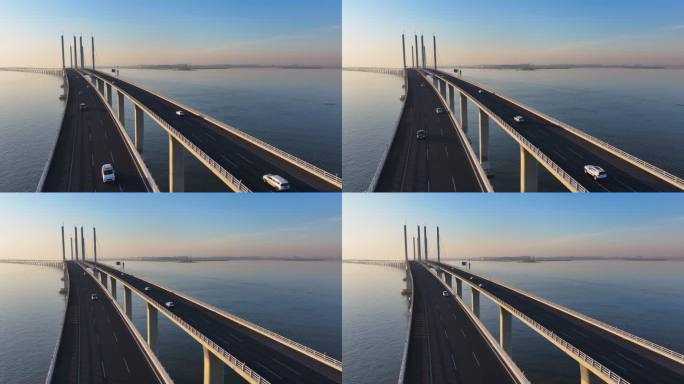 中国最美最长青岛跨海大桥交通-10