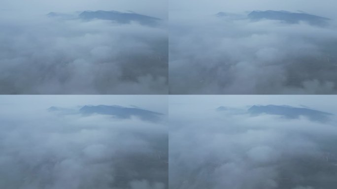 云雾缭绕山雾云海风景