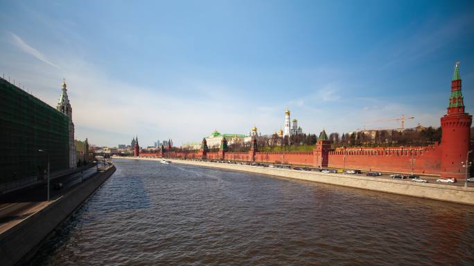 莫斯科河移动延时