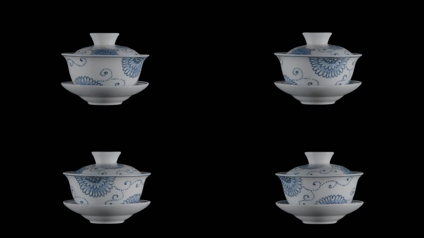 陶瓷茶杯（带通道）