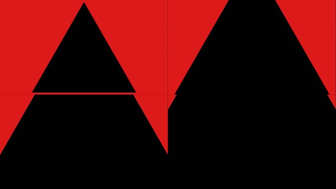 红色三角形开幕
