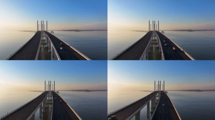 中国最美最长青岛跨海大桥交通-13