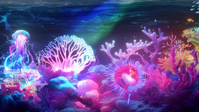 五彩斑斓的海底世界 海洋馆生物