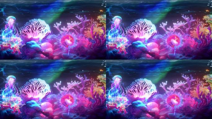 五彩斑斓的海底世界 海洋馆生物