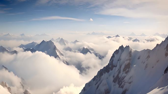 震撼雪山山峰合集