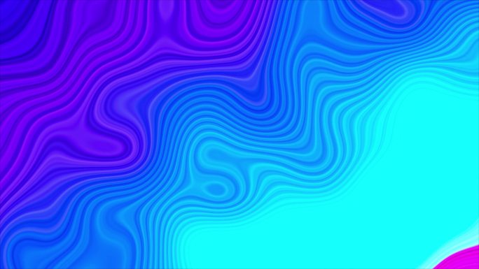 4K原创 蓝色抽象流体背景