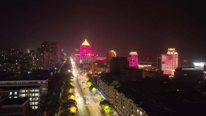 江山城北夜景